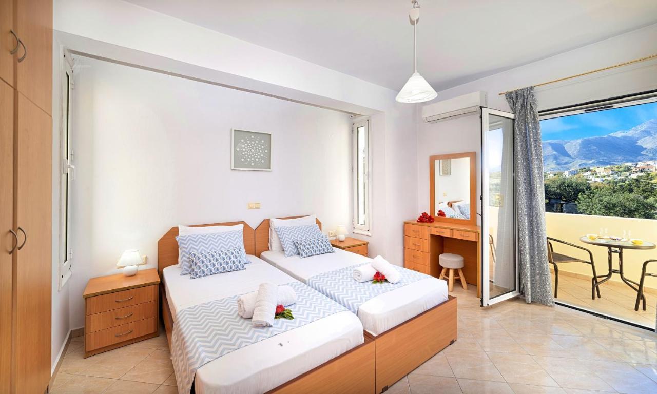 Villa Di Palma Heated Pool Koufi Bagian luar foto